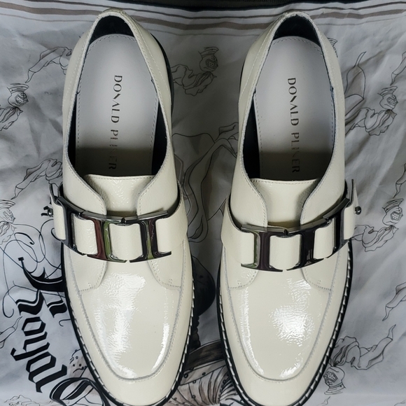 Donald Pilner EAMES Ivory Loafers Size 8M - Picture 12 of 16